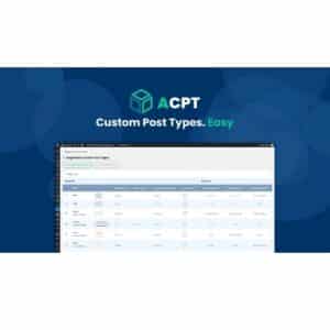 ACPT – Custom post types plugin for WordPress