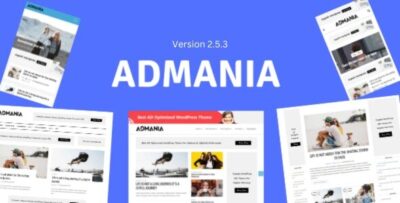 Admania 2 5 3 adsense wordpress theme with gutenberg compatibility