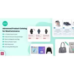 Advanced product catalog for woocommerce