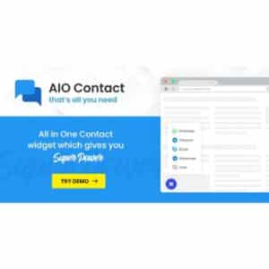 AIO Contact All in One Contact Widget Support Button