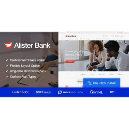 Alister bank credits & banking finance wordpress theme