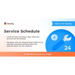Bookly Service Schedule (Add on)