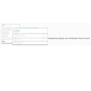 BuddyPress Default Email Notification Settings Control