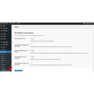 BuddyPress Editable Activity