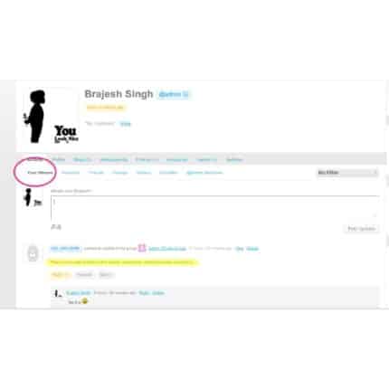 BuddyPress Facebook Like User Activity Stream
