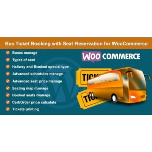 Bus Ticket Booking with Seat Reservation for WooCommerce