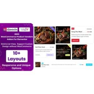 BWD WooCommerce Product Vendors Addon For Elementor