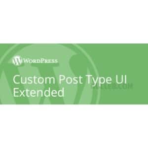 Custom Post Type UI Extended