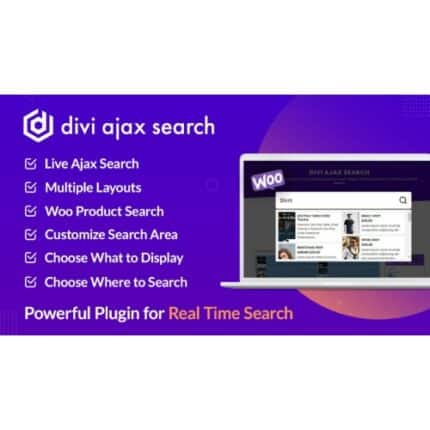 Divi Ajax Search