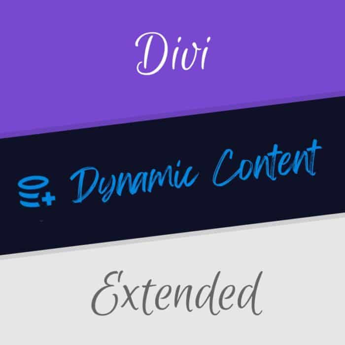 Divi Dynamic Content Extended - Image 1