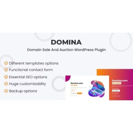 Domina - Domain For Sale & Auction Plugin