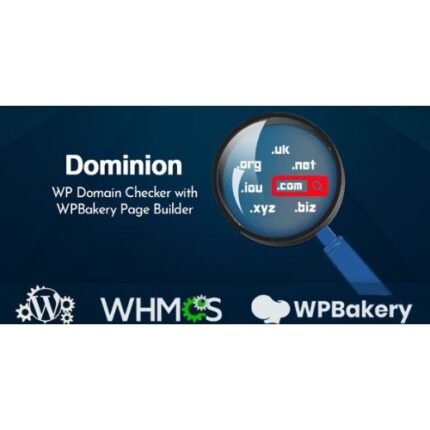 Dominion - WP Domain Checker with WPBakery Page Builder
