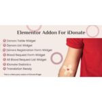 Elementor Addon for IDonatePro - Blood Donation, Request And Donor Management