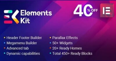 Elements Kit – All In One Addons for Elementor Page Builder
