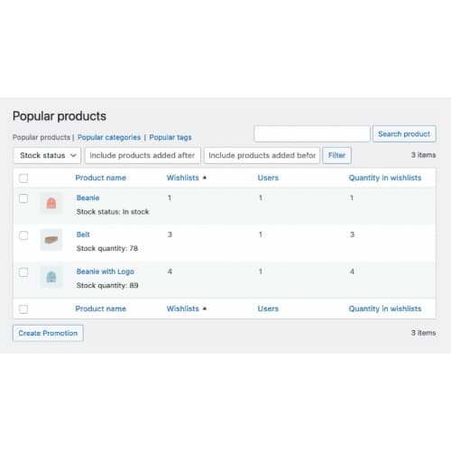 Flexible Wishlist PRO – Analytics & Emails Flexible Wishlist PRO – Analytics & Emails - Image 1