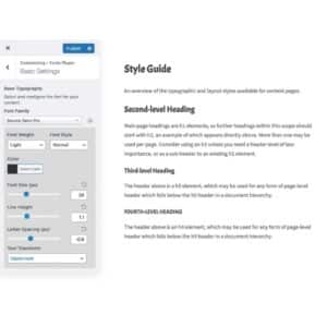 Fonts Plugin Pro – Google Fonts for WordPress