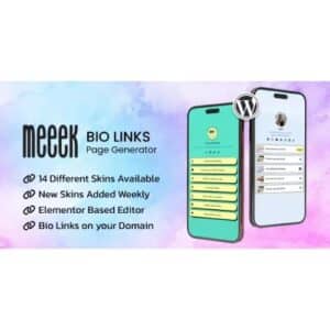 Meeek Elementor Bio Links Builder for WordPress
