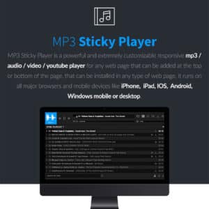 MP3 Sticky Player WordPress Plugin