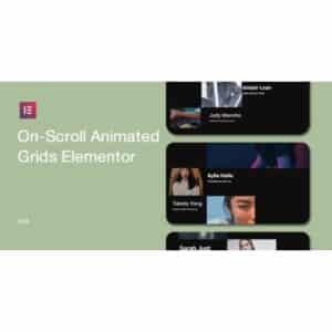 On Scroll Animated Grid for Elementor