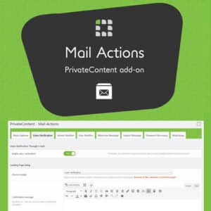 PrivateContent – Mail Actions Add on