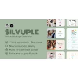 Silvuple Online Invitations Maker (Addon For Elementor)