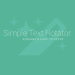 Simple Text Rotator WordPress Plugin