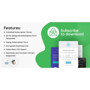 Subscribe to Download An advanced subscription plugin for WordPress