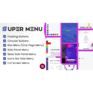 Super Floating and Fly Menu Sticky, side, one page navigator, off canvas menu plugin for WordPress