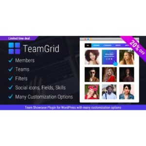 Team Grid Team Member Showcase WordPress Plugin & Team Editor