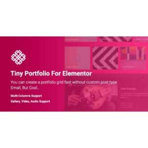 Tiny Portfolio Widget For Elementor