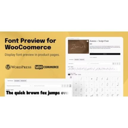 TW Font Preview for WooCommerce