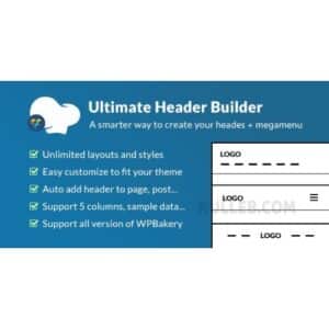 Ultimate Header Builder Addon WPBakery Page Builder (formerly Visual Composer)