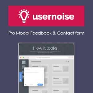 Usernoise Pro Modal Feedback & Contact form