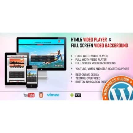 Video Player & FullScreen Video Background - WP Plugin