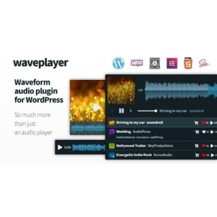 WavePlayer - Waveform Audio Player for WordPress and WooCommerce