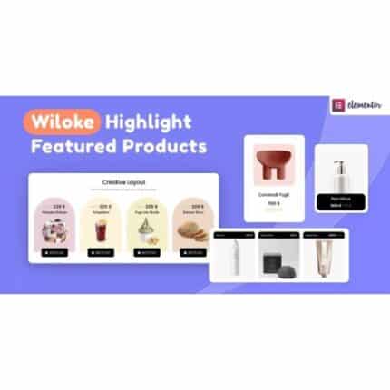 Wiloke Highlight Featured Products for Elementor