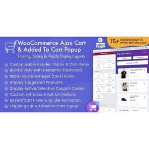 WooCommerce Ajax Cart & Added To Cart Popup Floating/Sliding/Popup All in One Cart/Checkout Plugin
