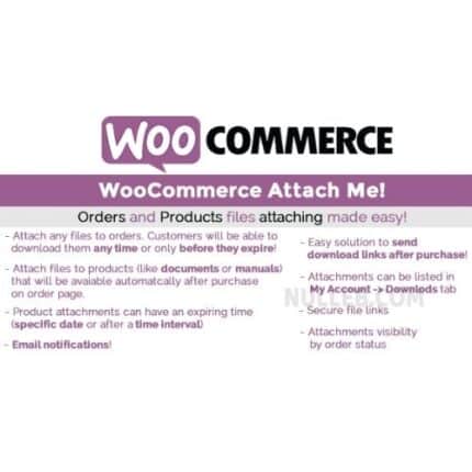 WooCommerce Attach Me!