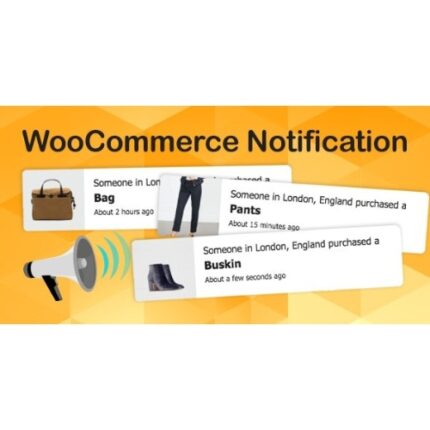 WooCommerce Notification | Boost Your Sales - Live Feed Sales - Recent Sales Popup - Upsells