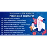 WooCommerce PDF Invoice & Packing Slip with Credit Note