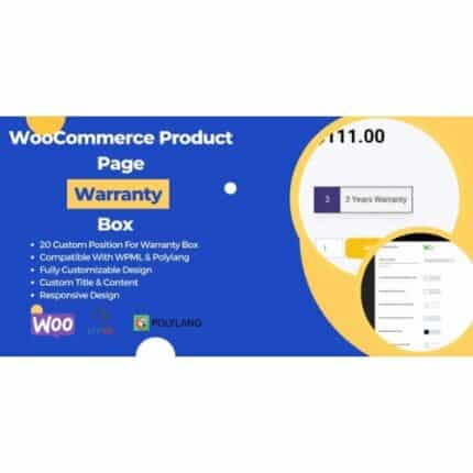 WooCommerce Product Page Warranty Box