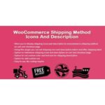 WooCommerce Shipping Icons And Description