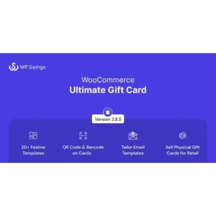 WooCommerce Ultimate Gift Card - Create, Sell and Manage Gift Cards with Customized Email Templates