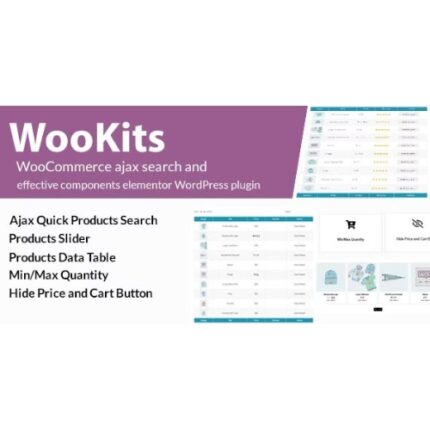 Wookits woocommerce ajax search and effective components elementor wordpress plugin