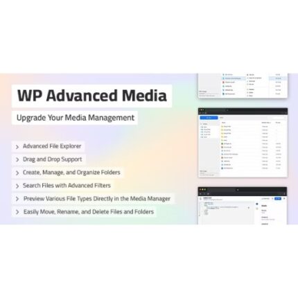 WP Advanced Media - Powerful File Management for WordPress