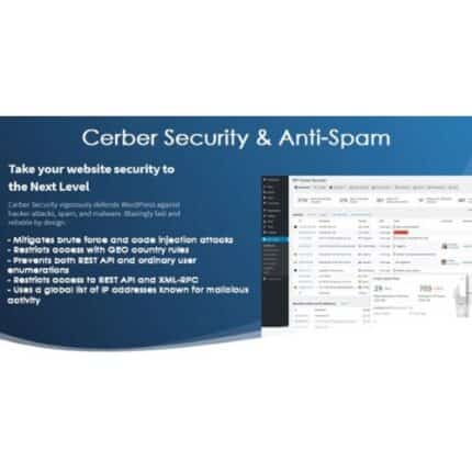 WP Cerber Security Pro - WordPress Antispam & Malware Scan