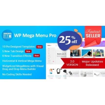 WP Mega Menu Pro - Responsive Mega Menu Plugin for WordPress