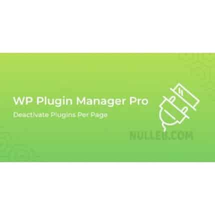 WP Plugin Manager Pro - Deactivate plugins per page