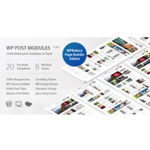 Wp post modules for newspaper and magazine layouts