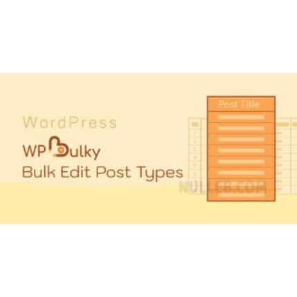 WPBulky – WordPress Bulk Edit Post Types